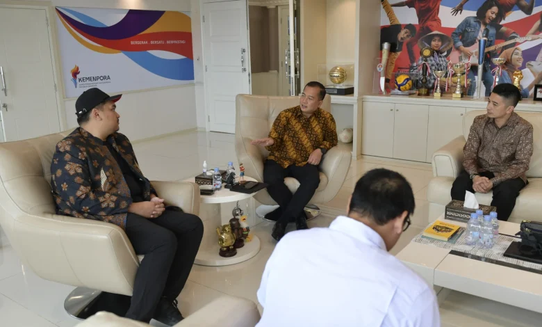 Gubernur NTB Lalu Muhamad Iqbal Bertemu Menpora Dito Ariotedjo Bahas Fornas 2025 dan PON 2028