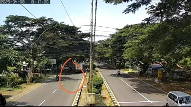 Kecelakaan Mobil Boks di Jalan Bypass Lombok Barat
