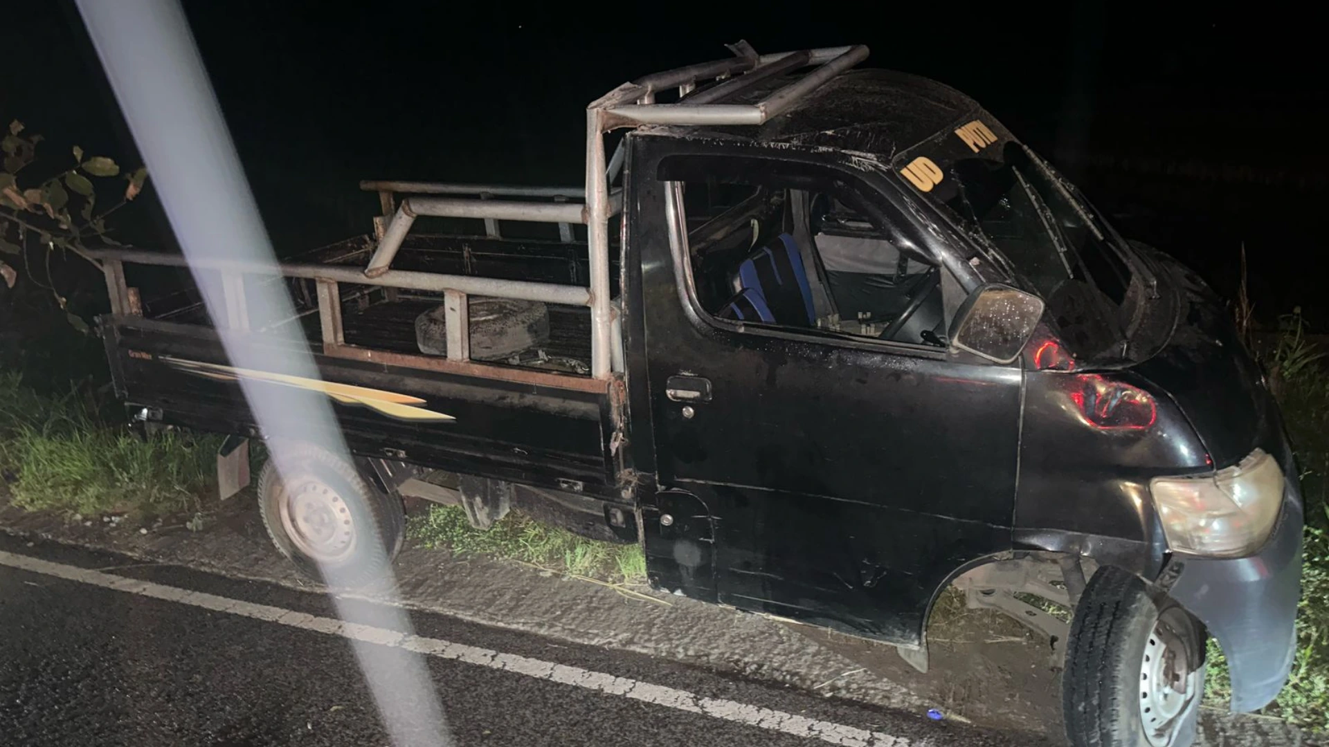 Kecelakaan Mobil Pikap di Lombok Tengah