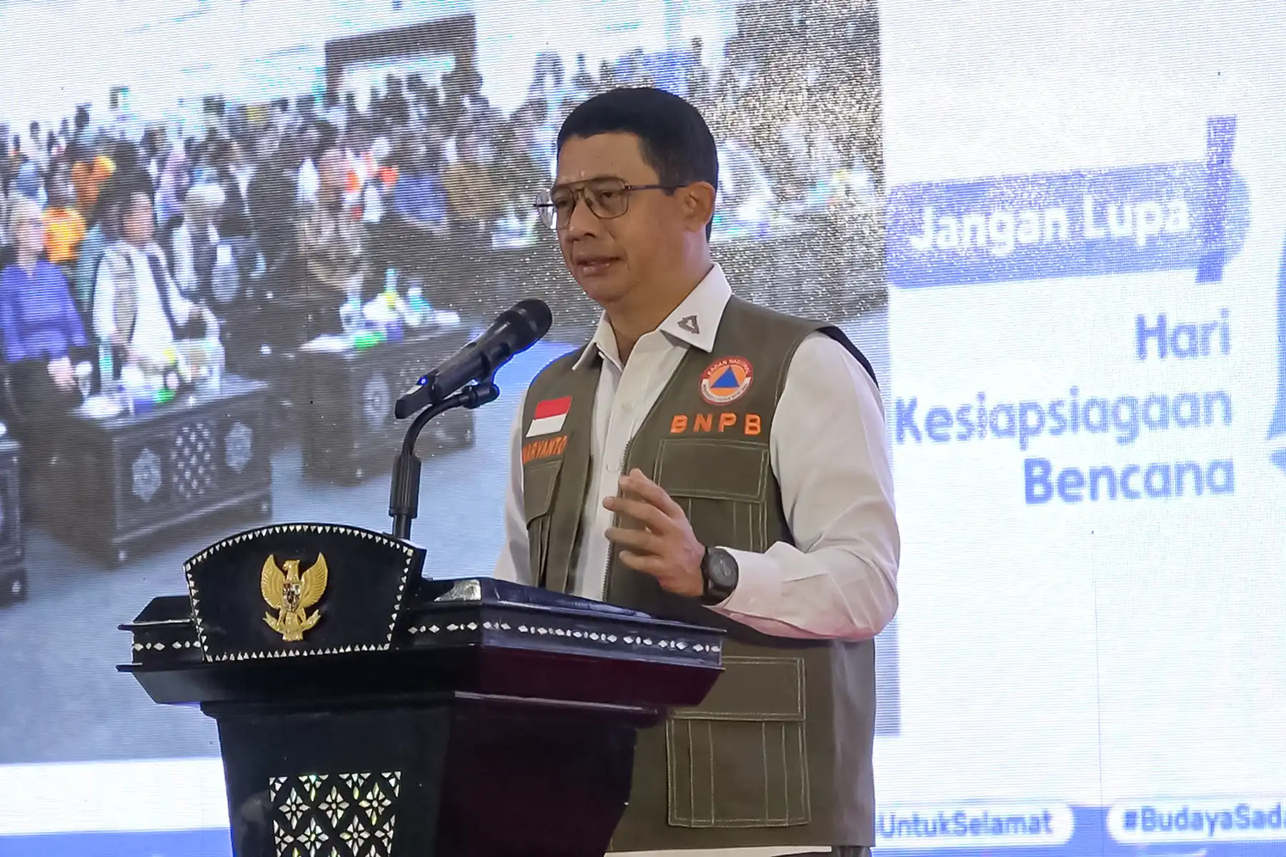 Kepala BNPB Suharyanto Potensi Gempa Bumi Besar di NTB