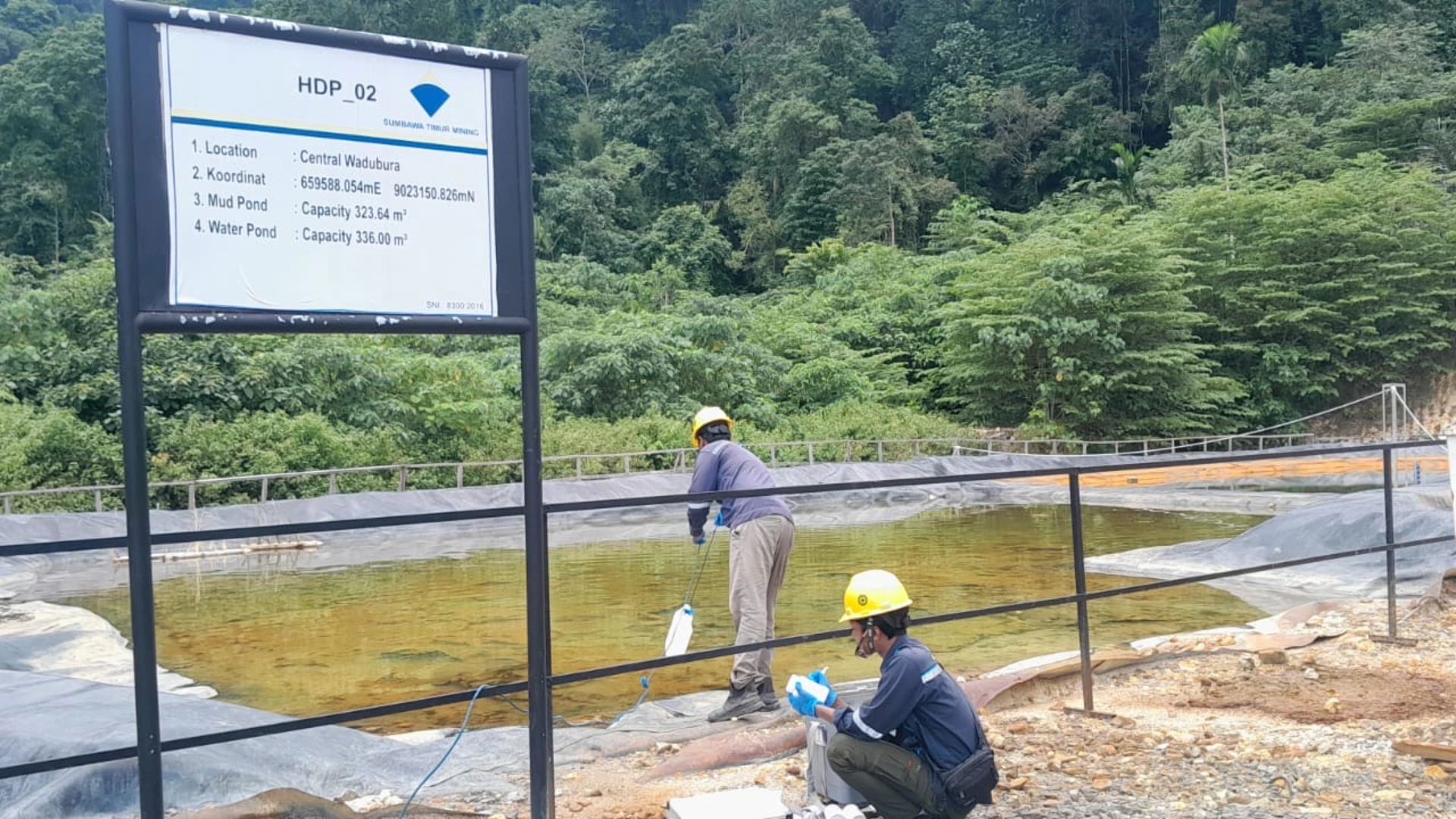 Kolam PT STM di Dompu