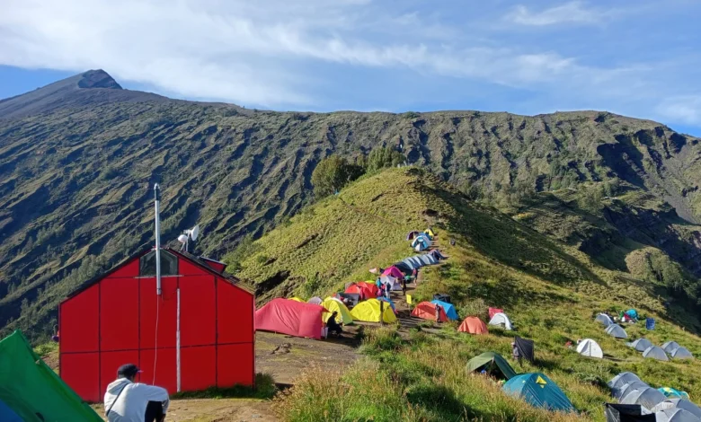 Jumlah Kunjungan ke Gunung Rinjani Meningkat Kuota Pendakian Rinjani