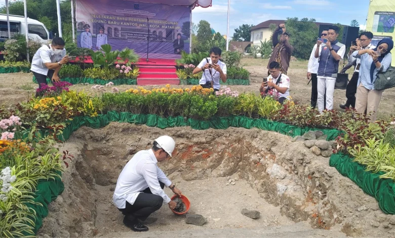 Peletakan Batu Pertama Pembangunan Kantor Baru Wali Kota Mataram