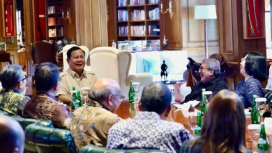 Prabowo Bertemu Pemred dan Toko Media Februari 2025 di Hambalang