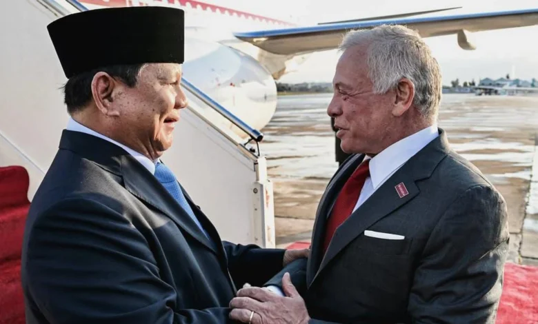Prabowo Bertemu Raja Abdullah II