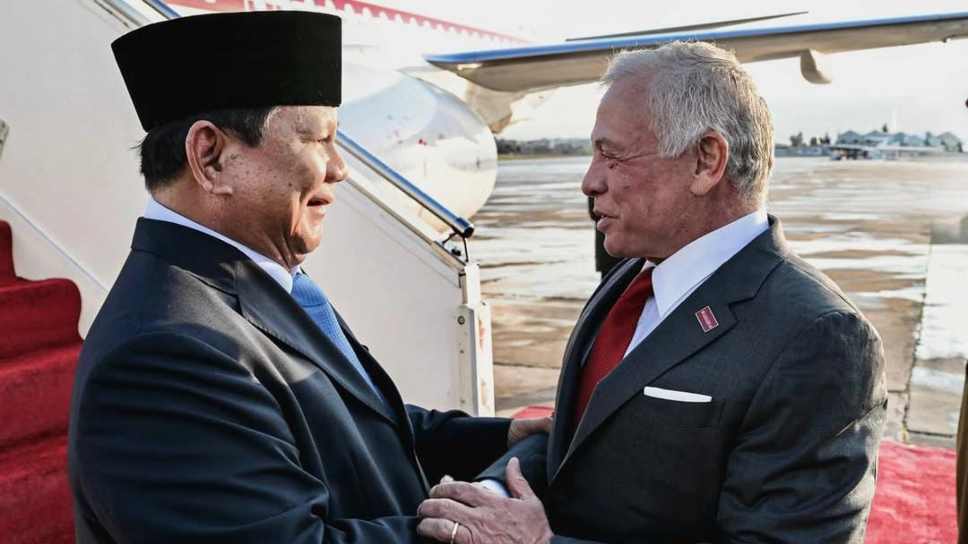 Prabowo Bertemu Raja Abdullah II