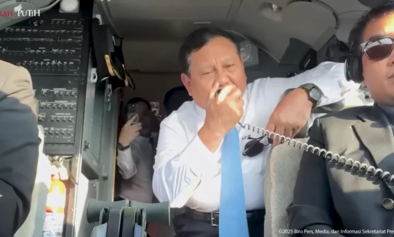 Prabowo Tiba di Yordania Sapat Pilot Tempur yang Mengawal