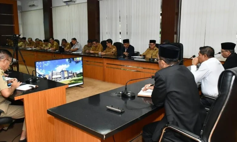 Rakor Bupati Lombok Timur dengan Seluruh Kepala Dinas
