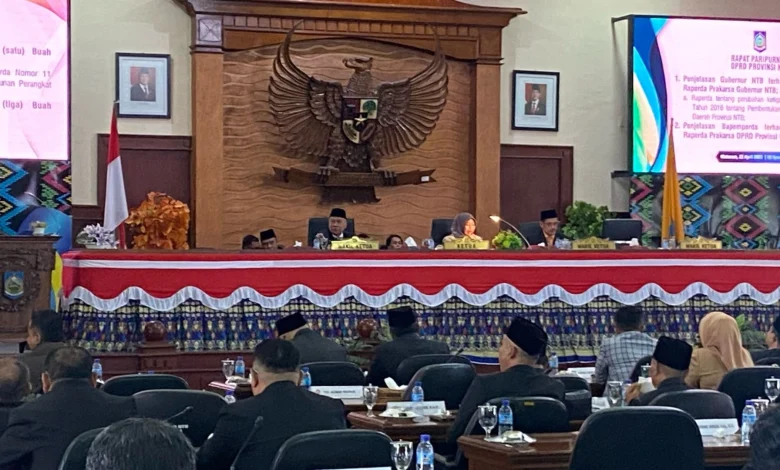 Rapat Paripurna DPRD NTB Usulan Hak Interpelasi DAK Pemprov NTB 2024