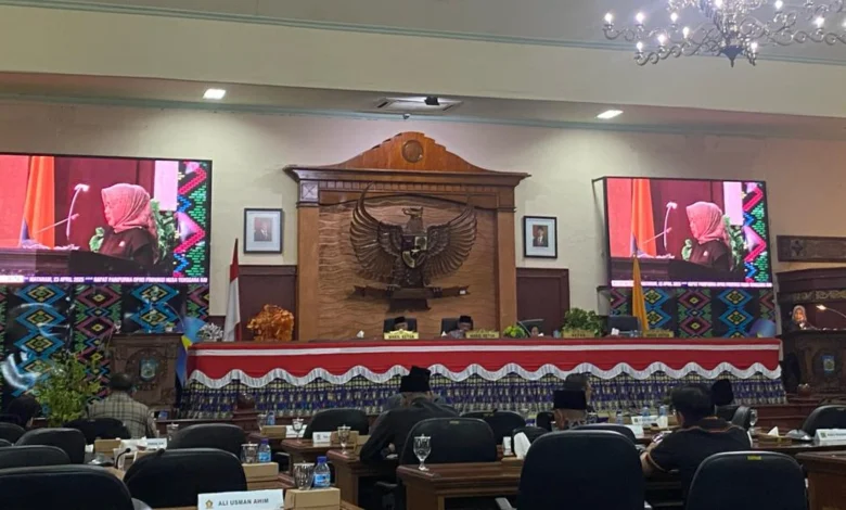 Sidang Paripurna Kedua DPRD NTB Pembahasan Hak Interpelasi DAK 2024