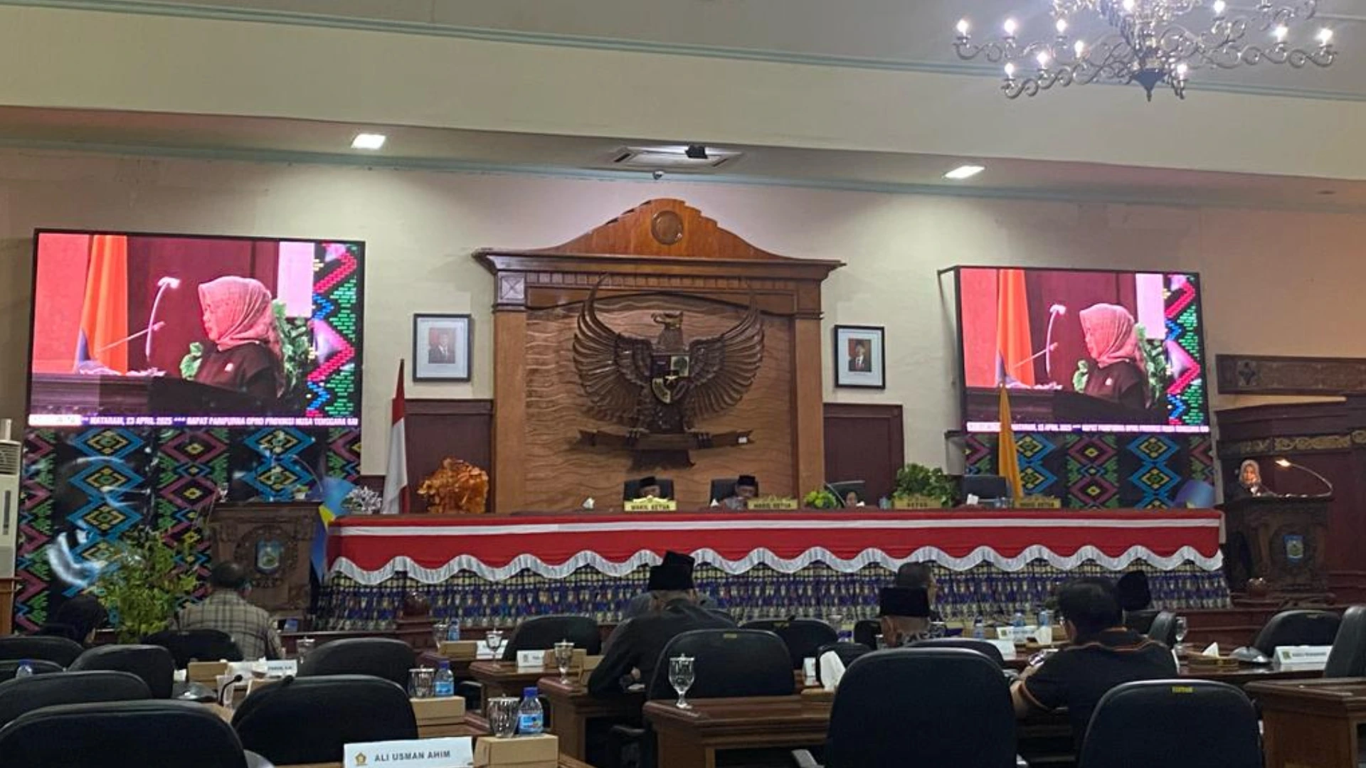 Sidang Paripurna Kedua DPRD NTB Pembahasan Hak Interpelasi DAK 2024