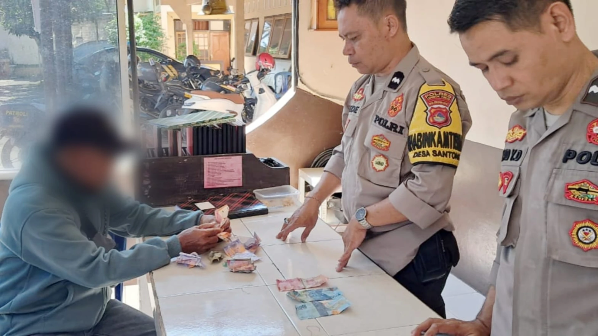 Terduga Pengedar Uang Palsu di Lombok Timur