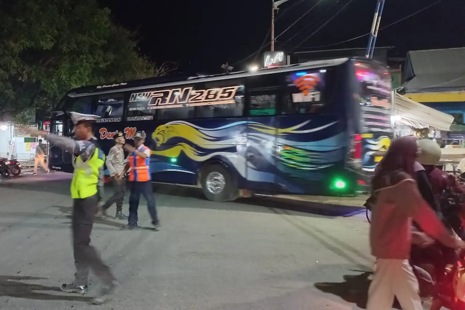 pengamanan Terminal Dara di Kelurahan Dara Kecamatan Rasanae Barat Kota Bima