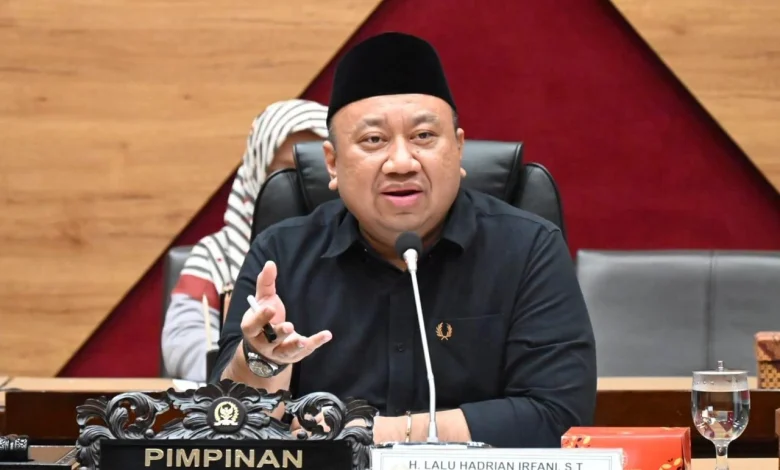 Anggota MPR RI Lalu Hadrian Irfani