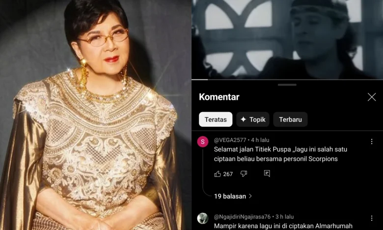 Sebelum Meninggal Titiek Puspa Ciptakan Lagu untuk Band Scorpions