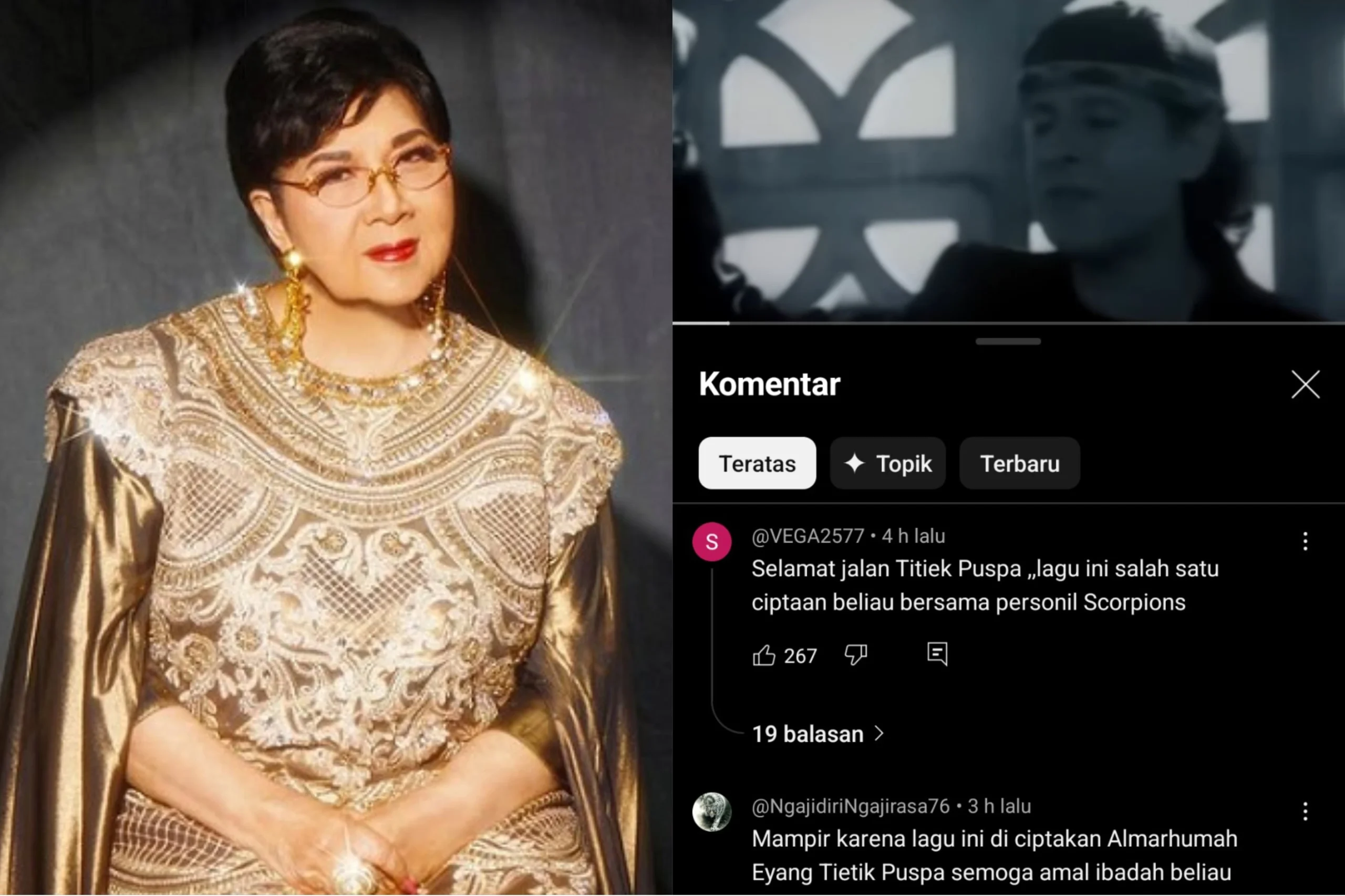 Sebelum Meninggal Titiek Puspa Ciptakan Lagu untuk Band Scorpions