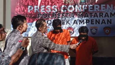 terduga pelaku curanmor di Kota Mataram