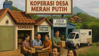 Ilustrasi Koperasi Desa/Kelurahan Merah Putih