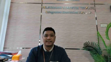 Kepala BPS Kota Mataram, M. Reza Nugraha Kusumowinoto.
