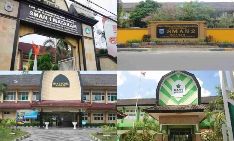 Gabungan Sekolah dengan akreditasi A di kota Mataram