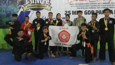Mahasiswa STKIP Taman Siswa Borong Medali Kejuaraan Silat Nasional Bima Championship 1