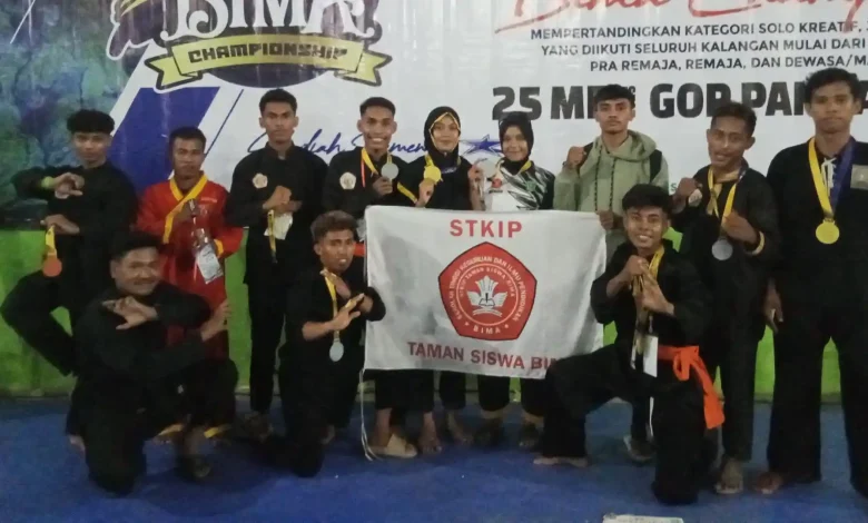 Mahasiswa STKIP Taman Siswa Borong Medali Kejuaraan Silat Nasional Bima Championship 1