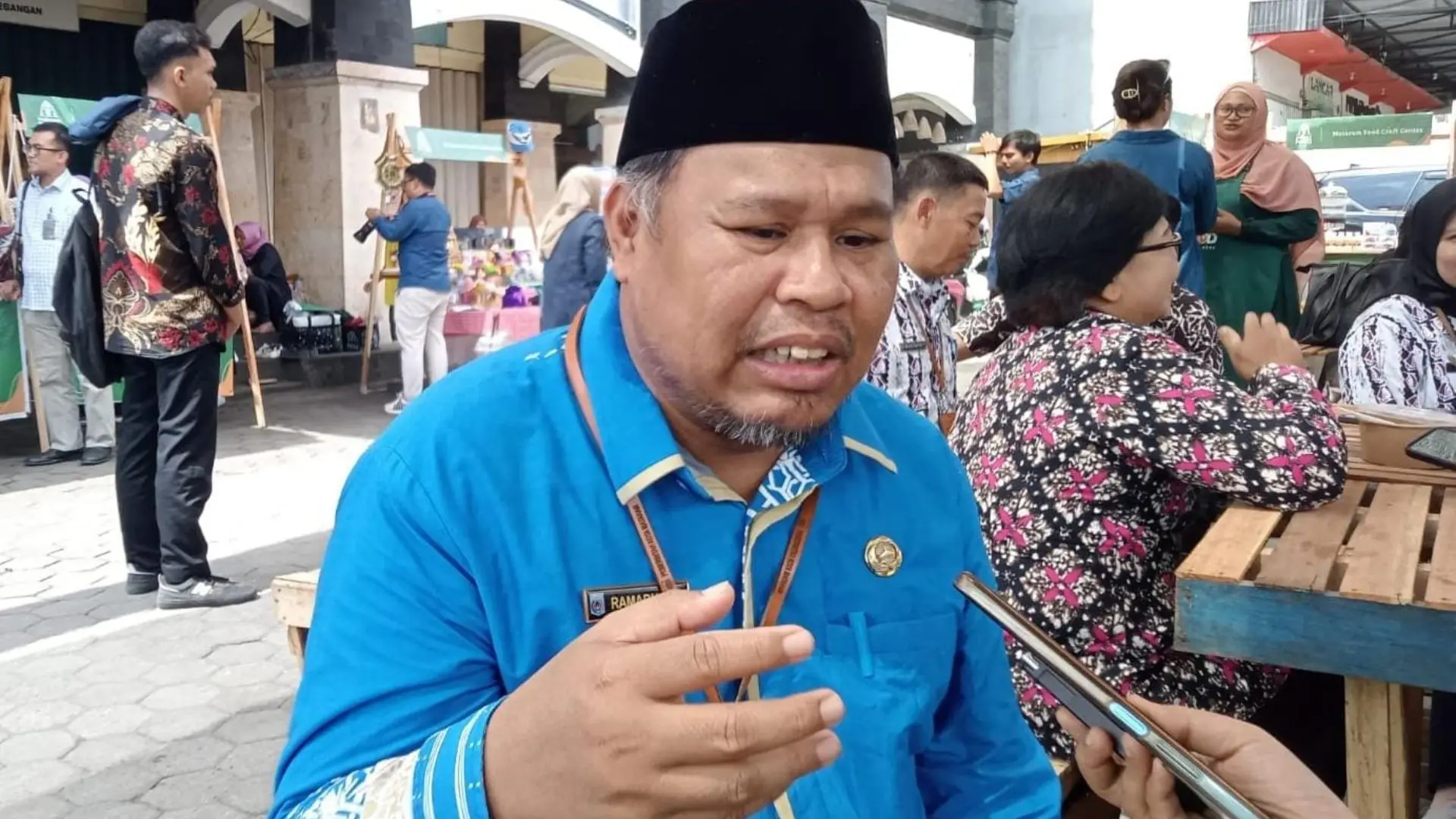 Kepala Dinas Perindustrian Koperasi dan UMKM Kota Mataram Muhammad Ramadhani Koperasi Merah Putih