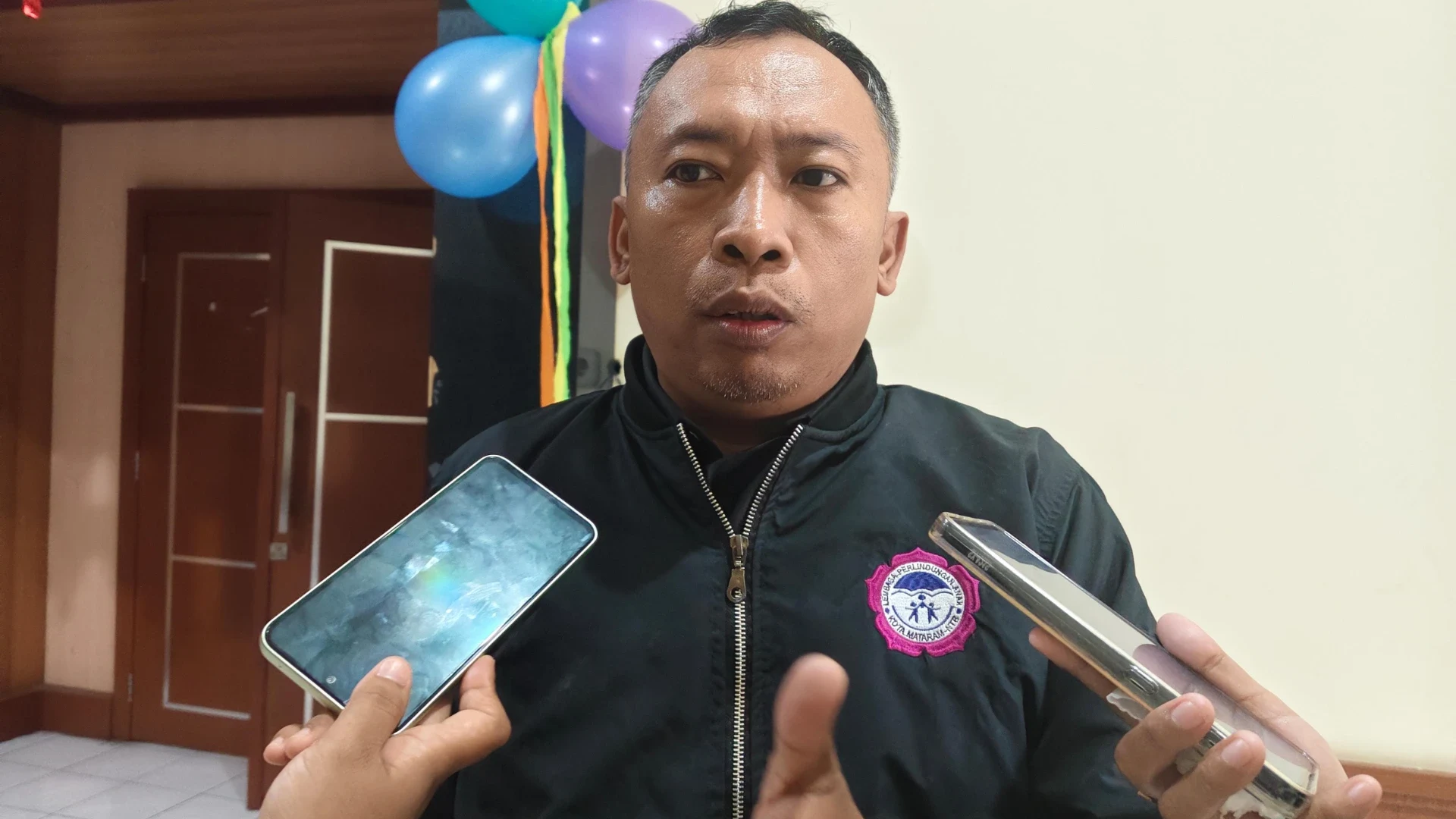 Ketua LPA Kota Mataram Joko Jumadi Pelajar Open BO di Mataram