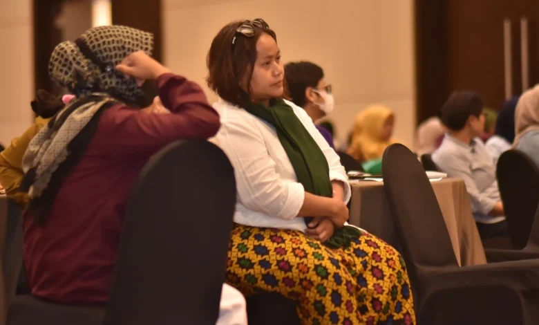 Ketua Suara Perempuan Nur Khotimah Wacana Peleburan DP3AP2KB NTB