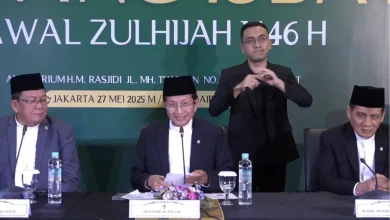 Konferensi Pers Sidang Isbat Iduladha 1446 Hijriah