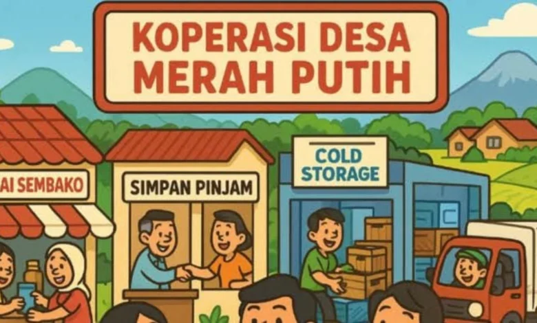 Ilustrasi Koperasi Desa Merah Putih