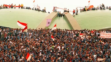 Mahasiswa Menduduki Gedung MPR Reformasi 21 Mei 1998
