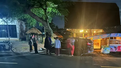 Mobil Wakil Ketua I DPRD Lombok Tengah Kecelakaan