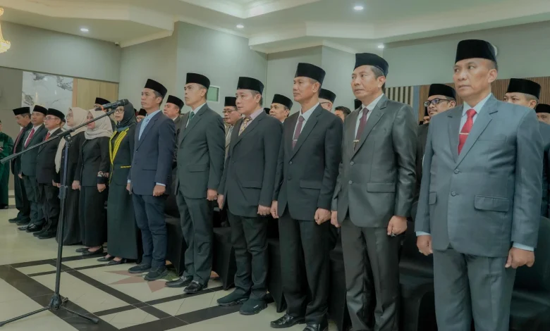 Pejabat Eselon II Pemprov NTB saat Dilantik