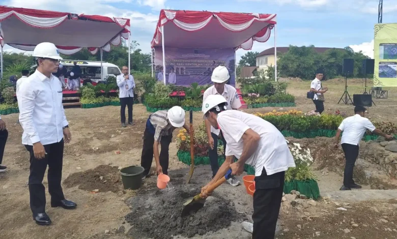 Peletakan Batu Pertama Kantor Baru Wali Kota Mataram