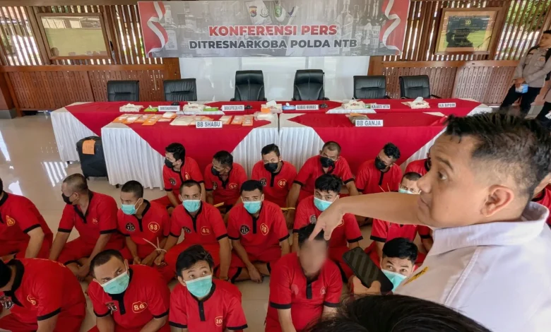 Penangkapan Tersangka Dit Resnarkoba Polda NTB Tahanan Kabur
