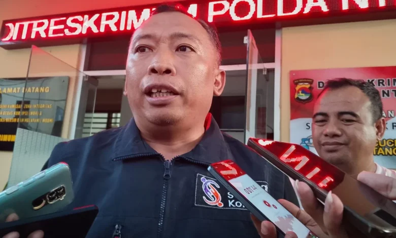 Perwakilan Aliansi Stop Kekerasan Seksual NTB Joko Jumadi Melaporkan Walid UIN Mataram