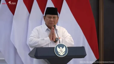 Prabowo Singgung Jubir Keseleo di Sidang Kabinet