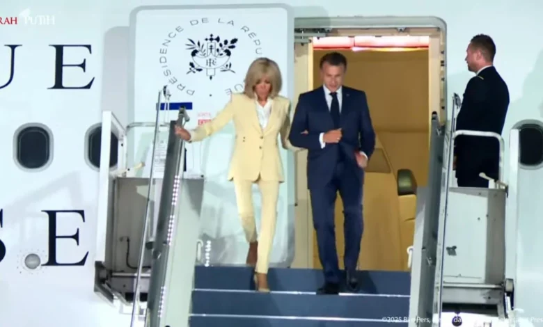 Presiden Prancis Macron Tiba di Indonesia