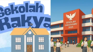 Ilustrasi Sekolah Rakyat dan SMA Unggulan Garuda