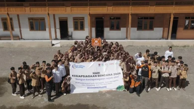 Simulasi Evakuasi Mandiri Gempa Bumi HKB 2025 Lombok DMC Dompet Dhuafa
