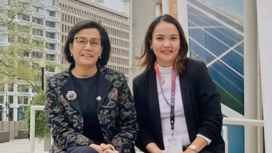 Sri Mulyani bersama Masyita Crystallin