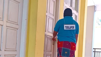 Terlapor Mengikuti Olah TKP Walid UIN Mataram