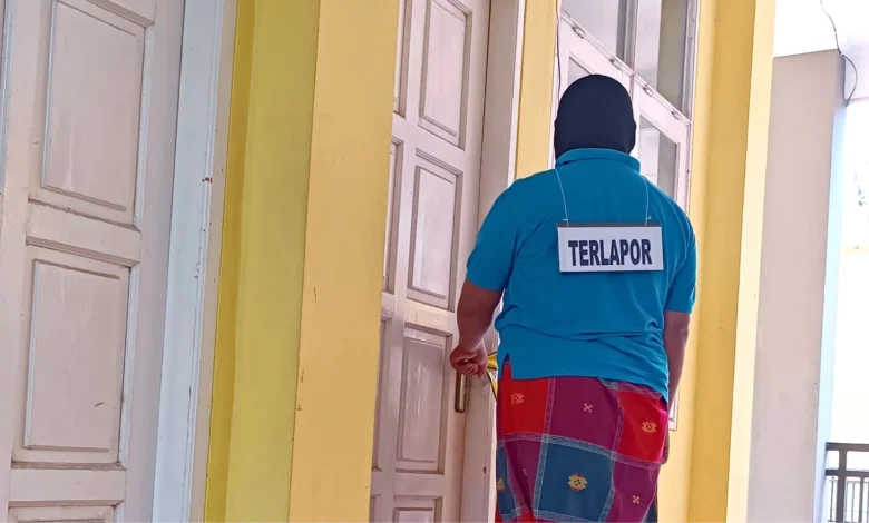 Terlapor Mengikuti Olah TKP Walid UIN Mataram