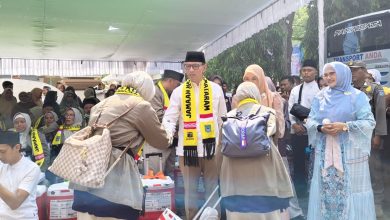 Pelepasan Jemaah Haji Kloter 3 Kota Mataram