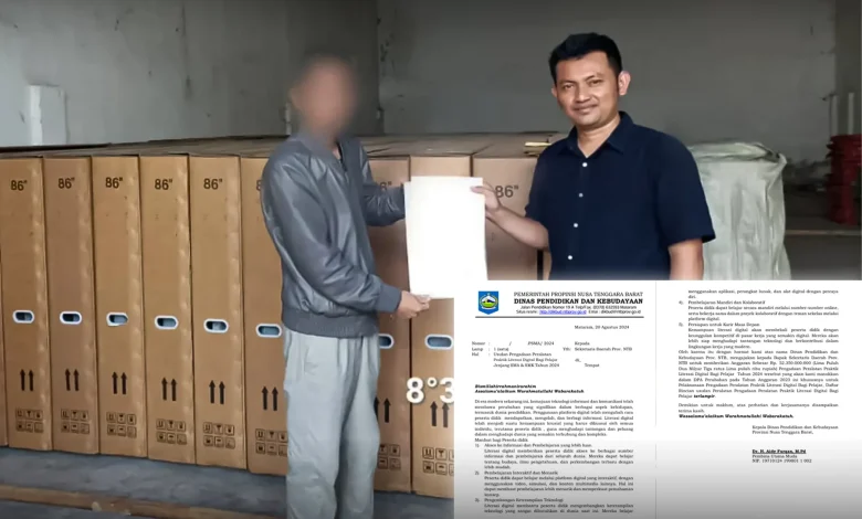 Surat permintaan anggaran proyek Smar Class