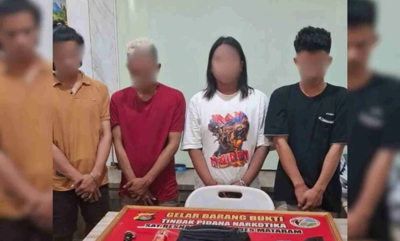 Mahasiswa Mataram Pasangan Sesama Jenis Ditangkap Pesta Sabu
