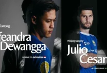 Alfeandra Dewangga dan Julio Cesar Gabung Persib Bandung