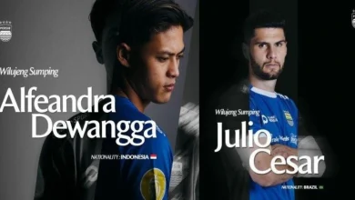 Alfeandra Dewangga dan Julio Cesar Gabung Persib Bandung