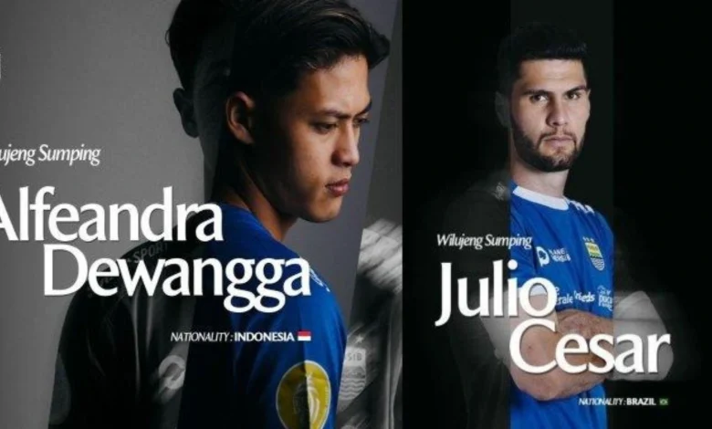 Alfeandra Dewangga dan Julio Cesar Gabung Persib Bandung